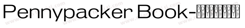 Pennypacker Book字体转换